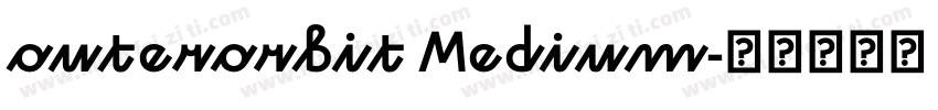 outerorbit Medium字体转换